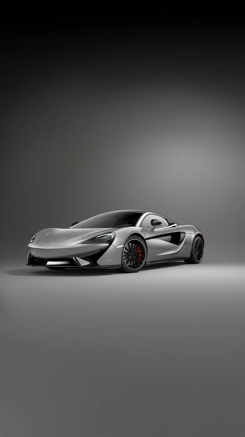 grey mclaren 570s car wallpaper