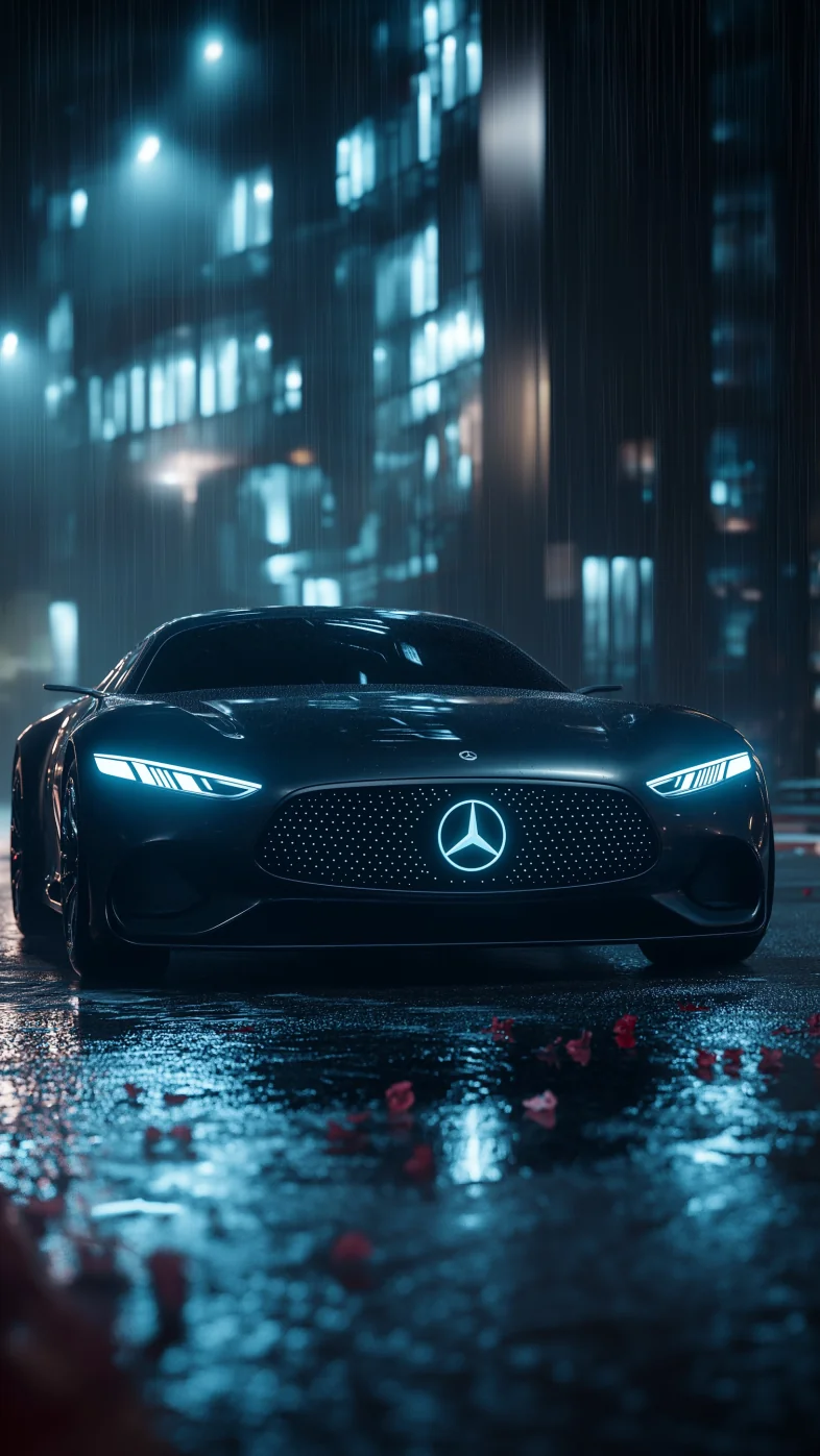 grey mercedes car wallpaper