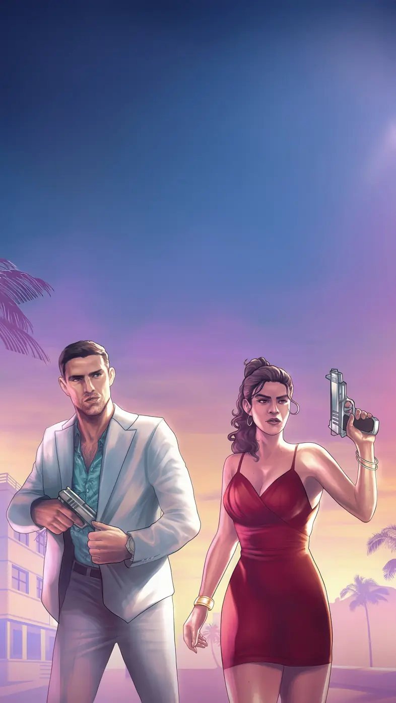 gta 6 game wallpaper