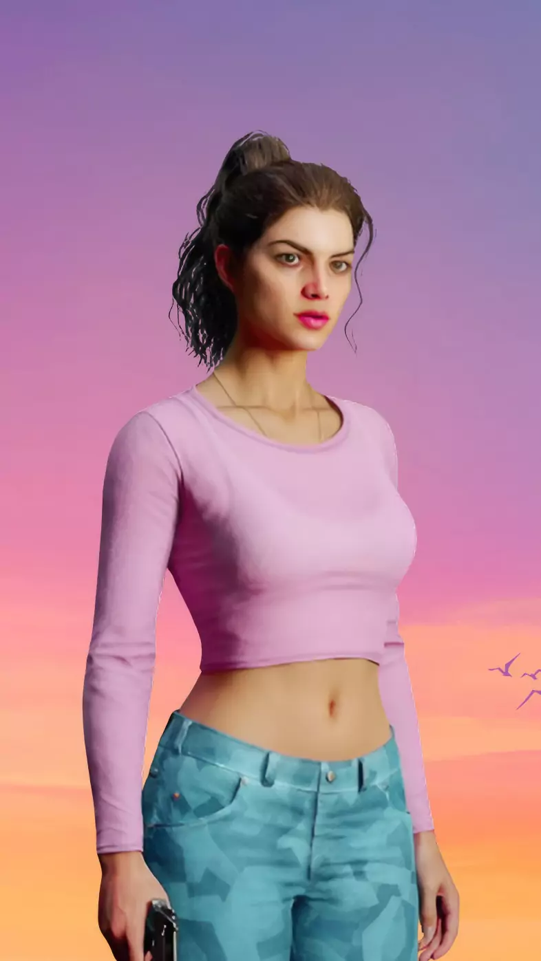 gta 6 game lucia girl  wallpaper