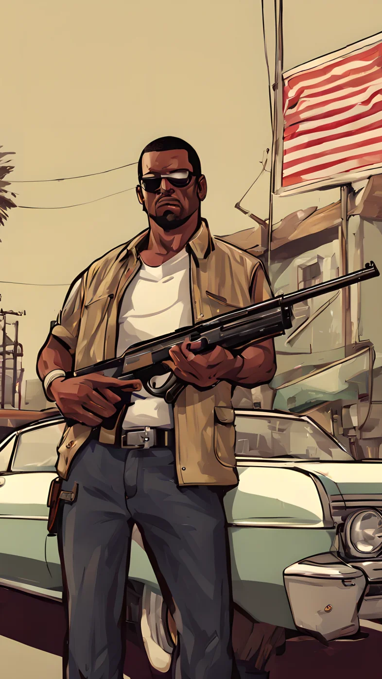 gta san andreas game wallpaper