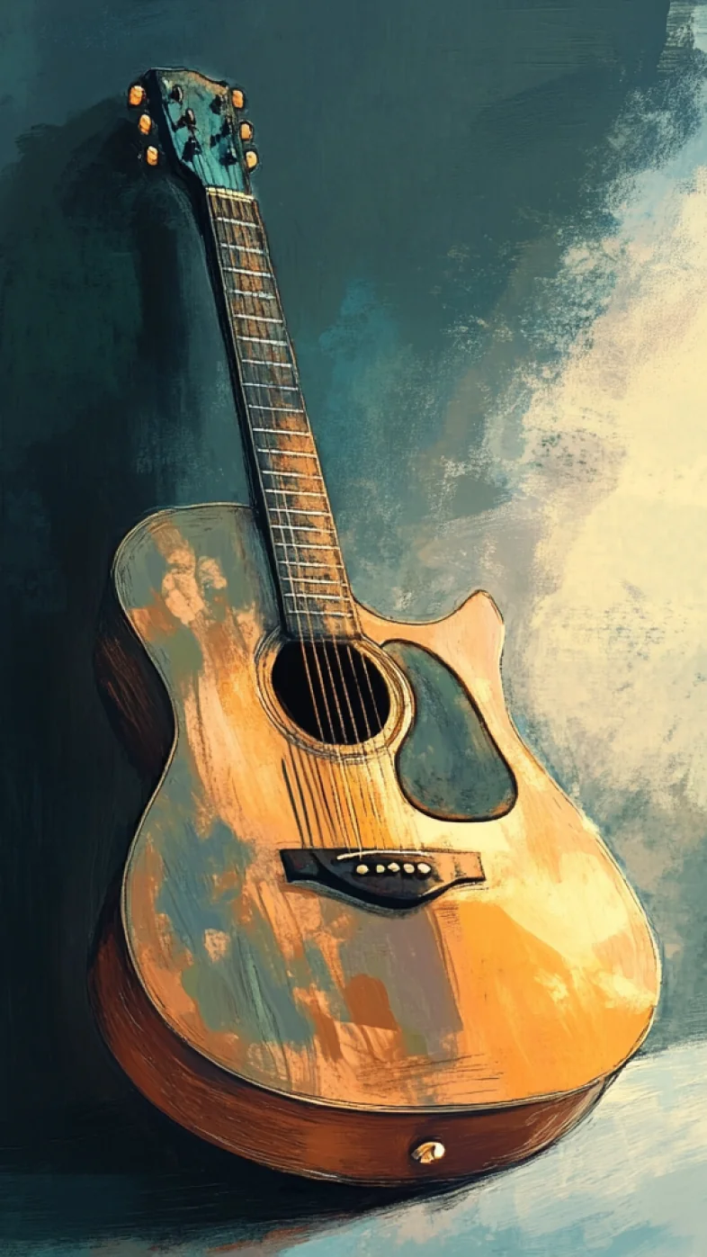guitar art wallpaper
