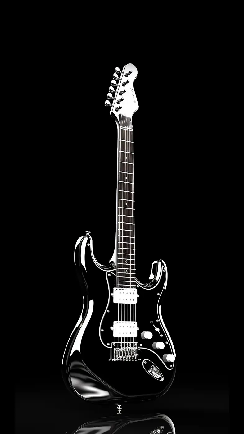 guitar strings black glare wallpaper