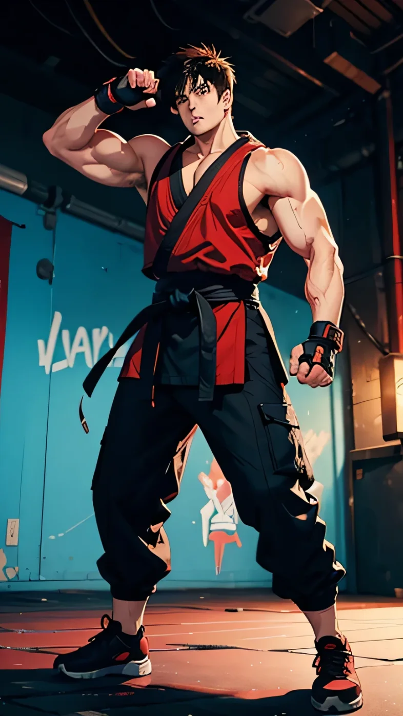 gym anime boy wallpaper