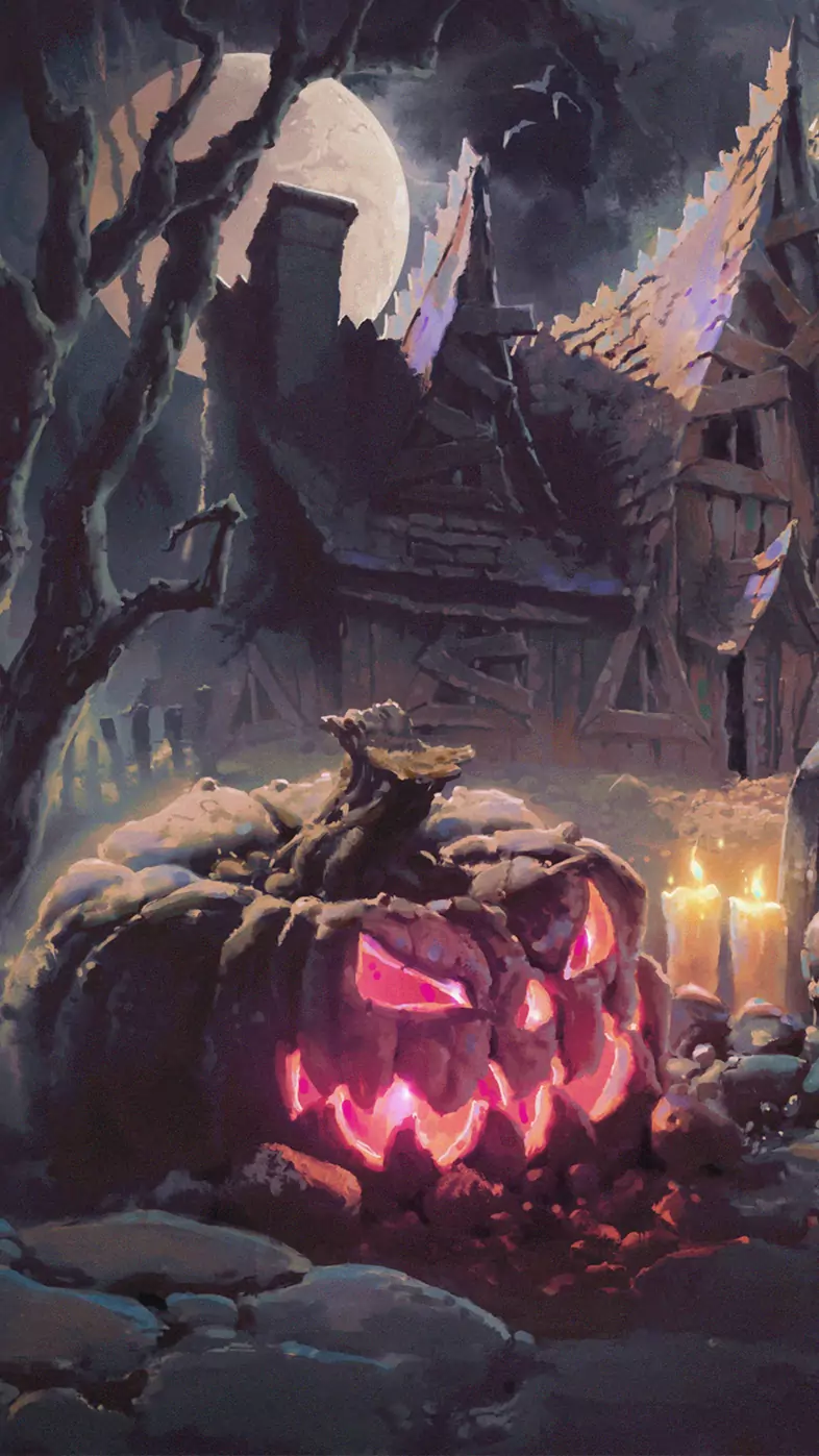 halloween artwork wallpaper