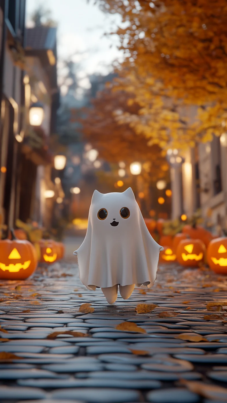 halloween ghosts wallpaper
