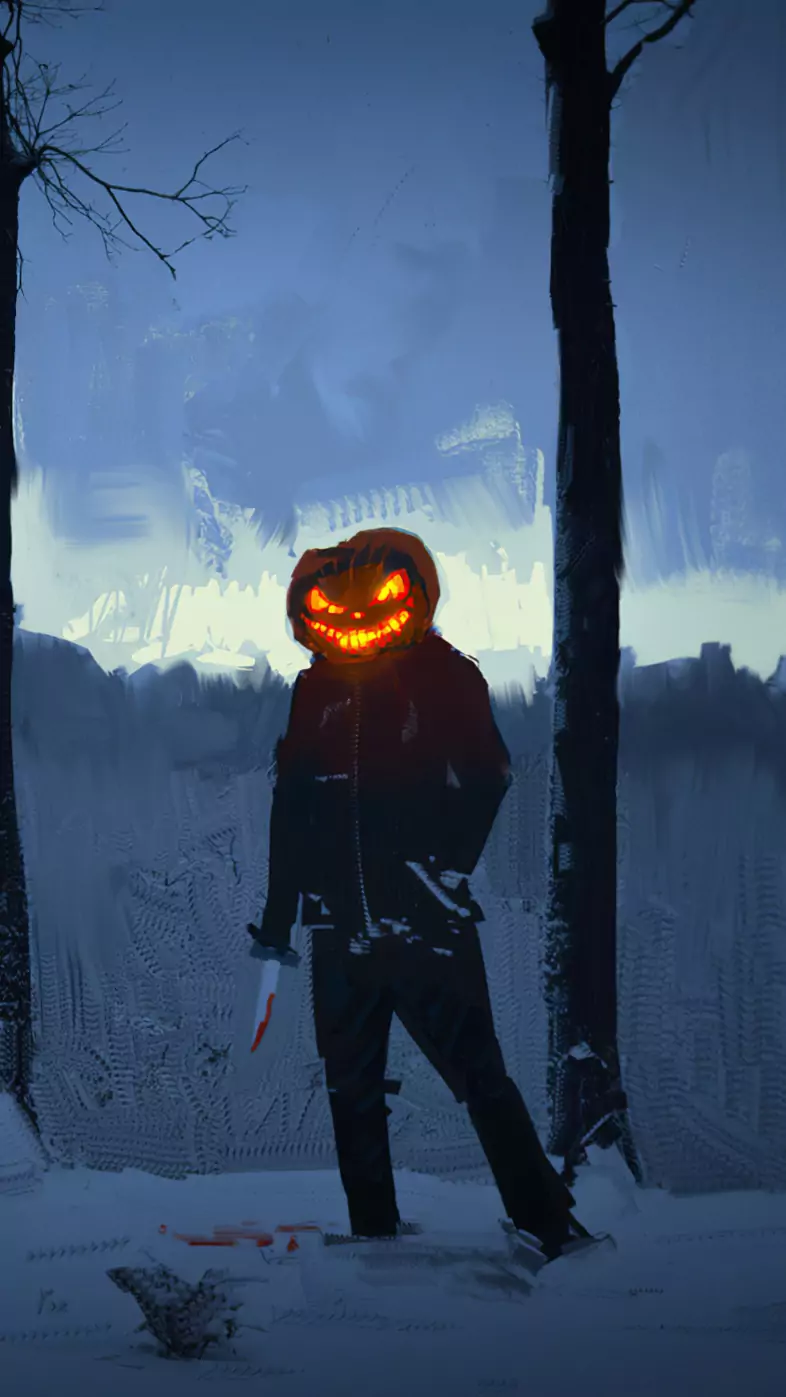 halloween mask men wallpaper