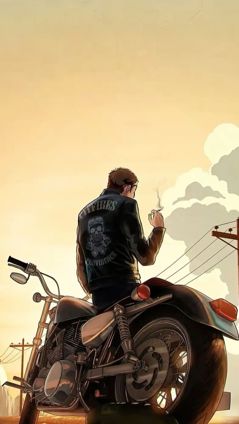 harley rider bike wallpaper