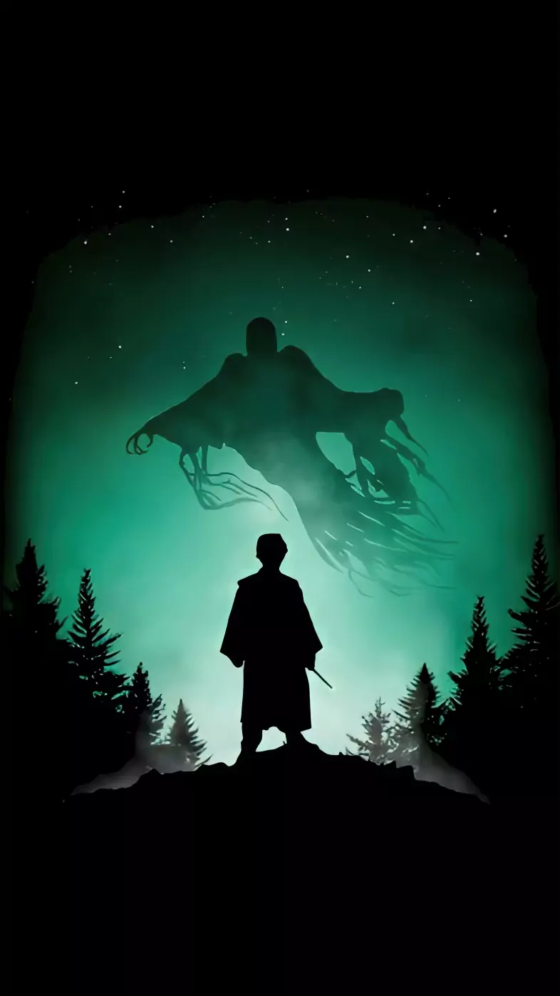 harry potter following the darkness wallpaper