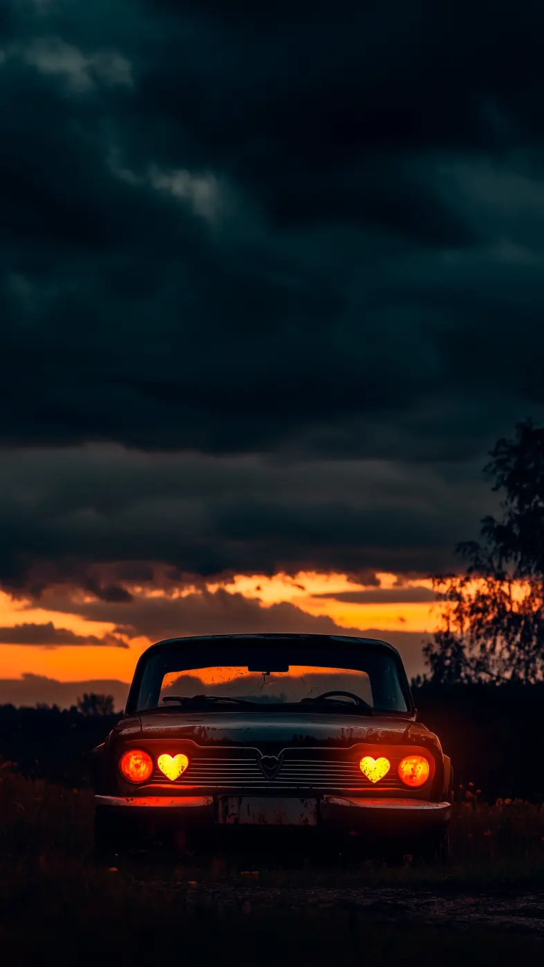 headlights car wallpaper