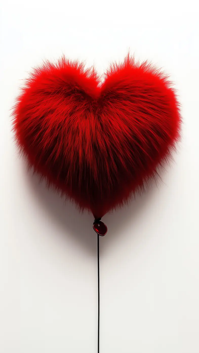 heart fur red love wallpaper