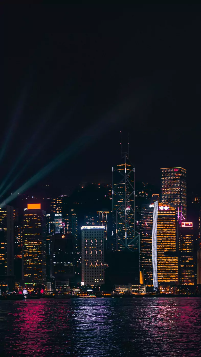 hong kong cityscape  wallpaper