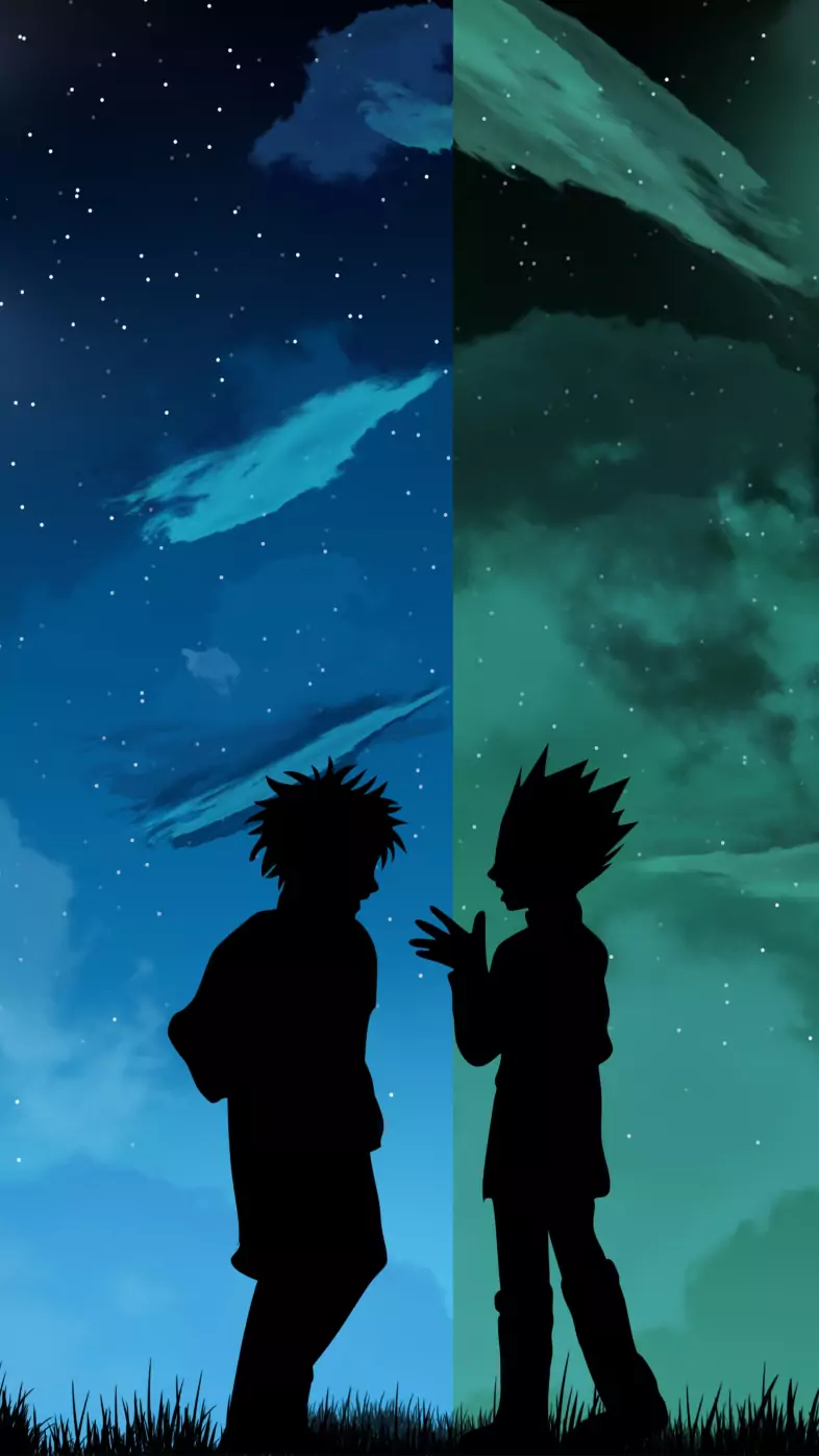 hunter x hunter minimal art wallpaper