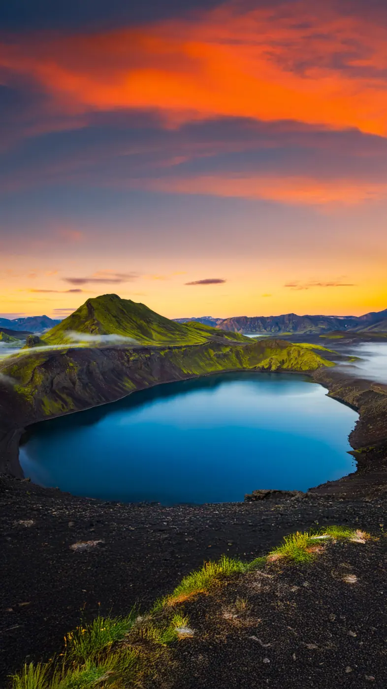 iceland rocks black sand wallpaper