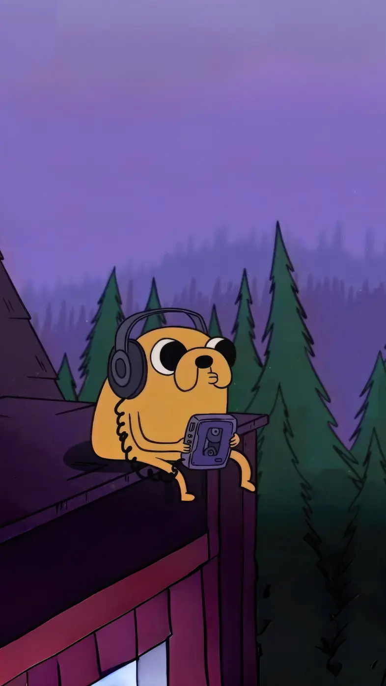 jake chills adventure time cartoon wallpaper