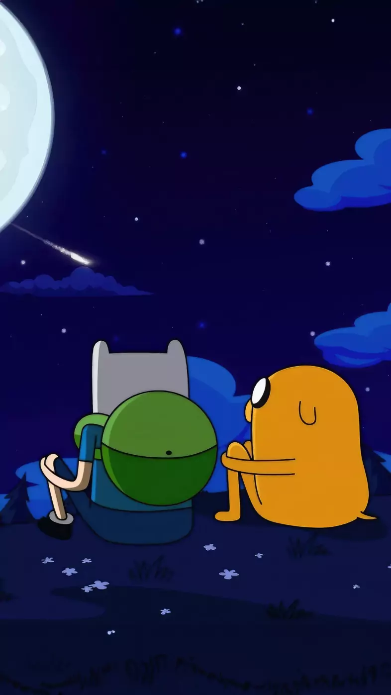 jake the dog minimal wallpaper