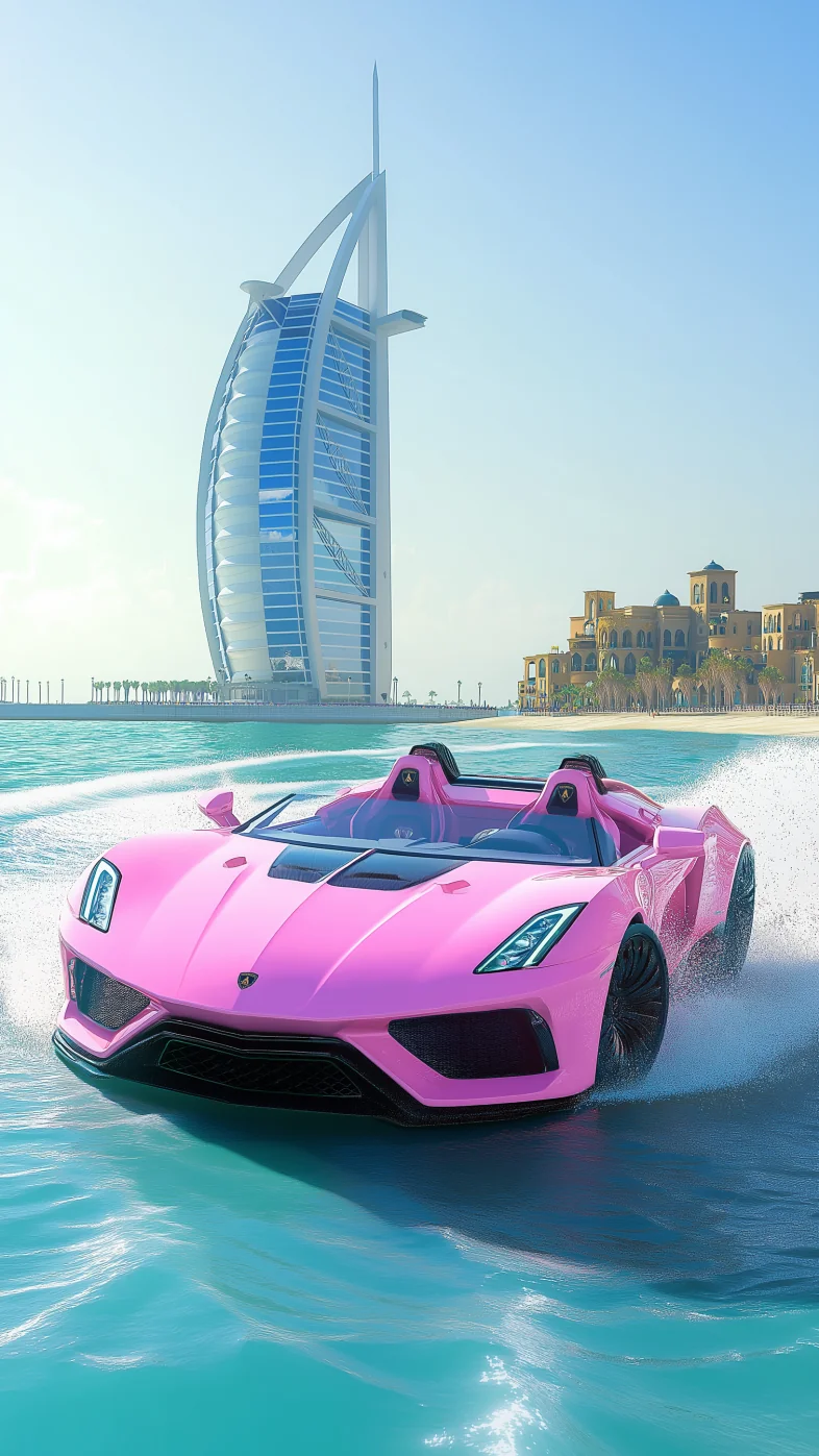 jetcar light pink wallpaper