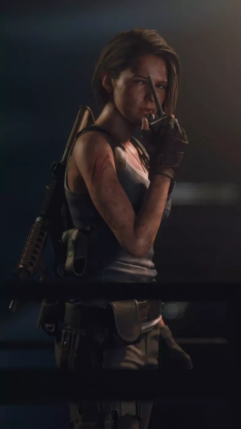 jill resident evil 3 game wallpaper