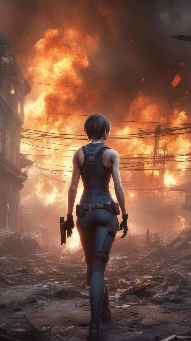 jill valentine resident evil gamer wallpaper