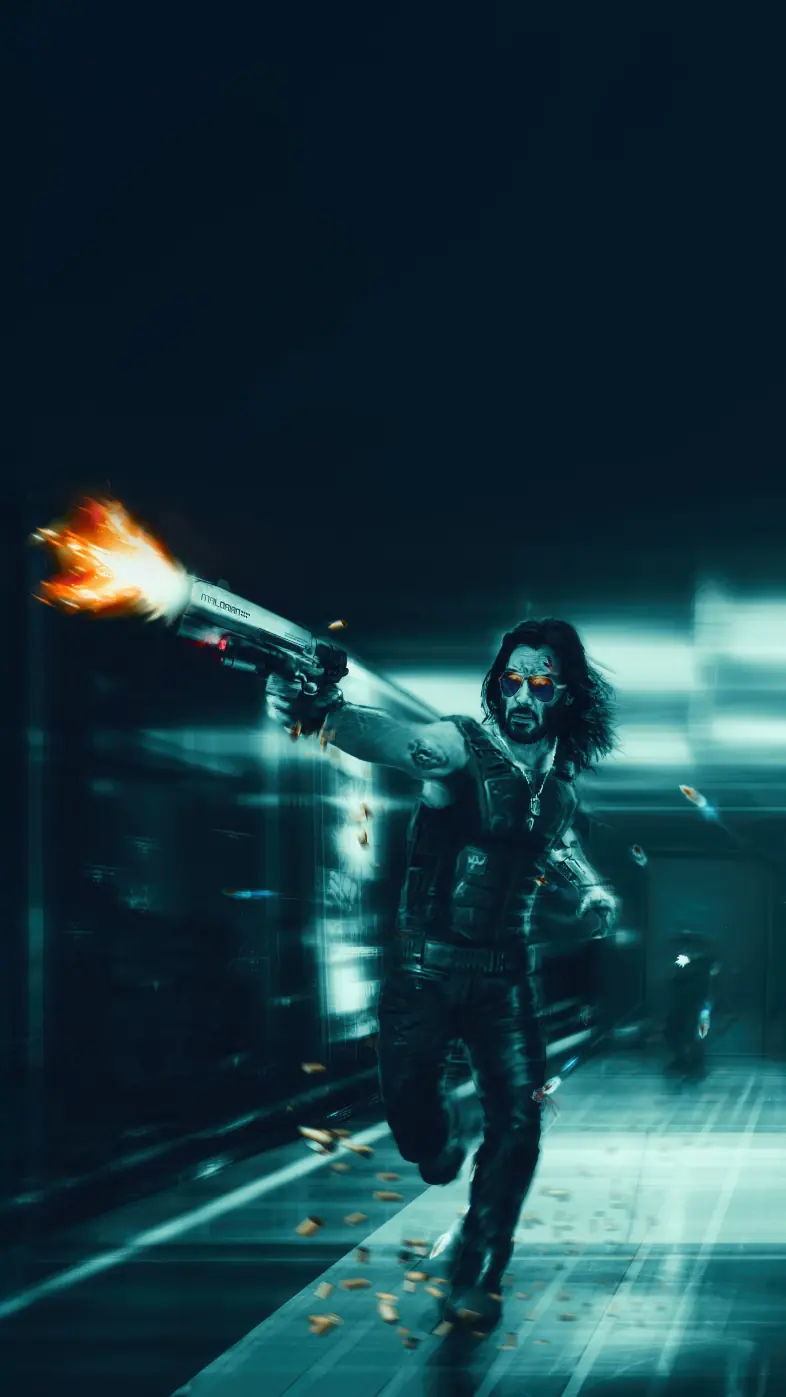 johnny silverhand gamer wallpaper