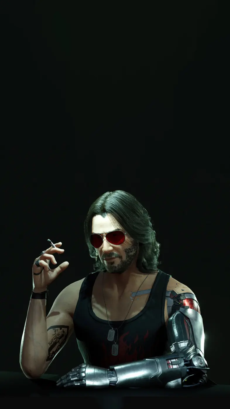johnny silverhand revolt gamer wallpaper