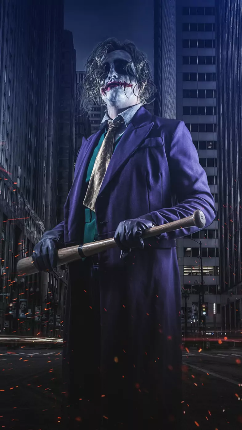 joker cosplay wallpaper