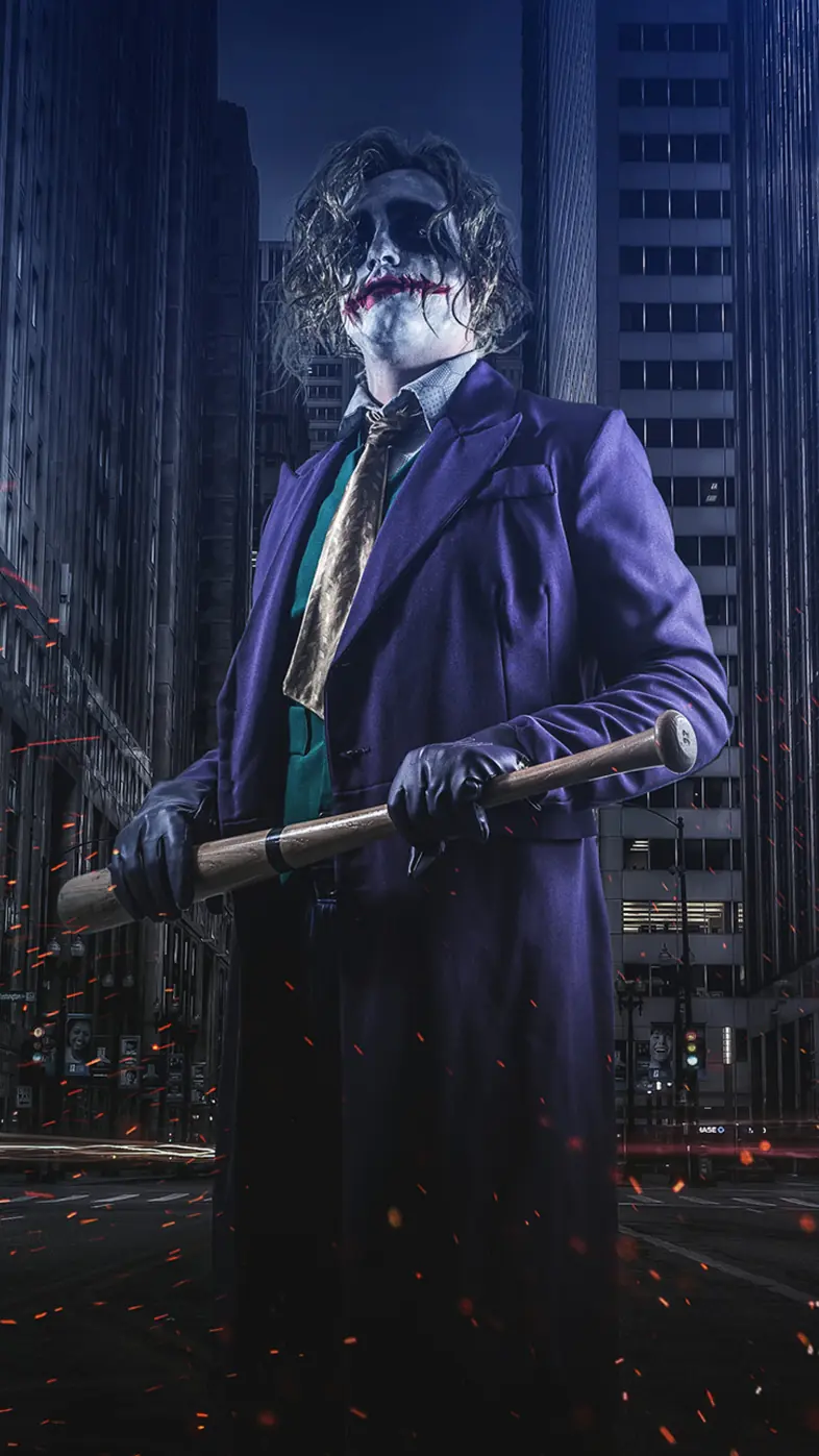 joker cosplay wallpaper