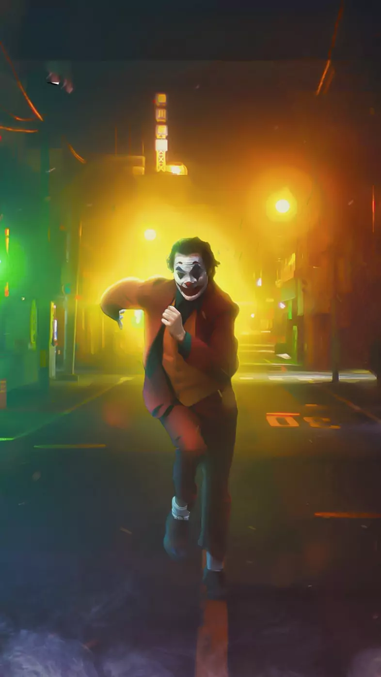 joker on the run wallpaper
