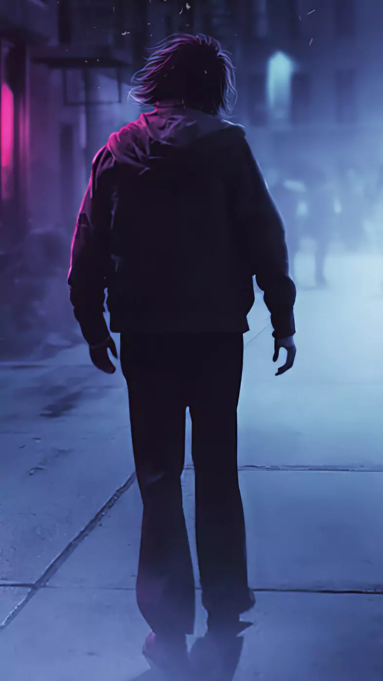 joker walking alone wallpaper