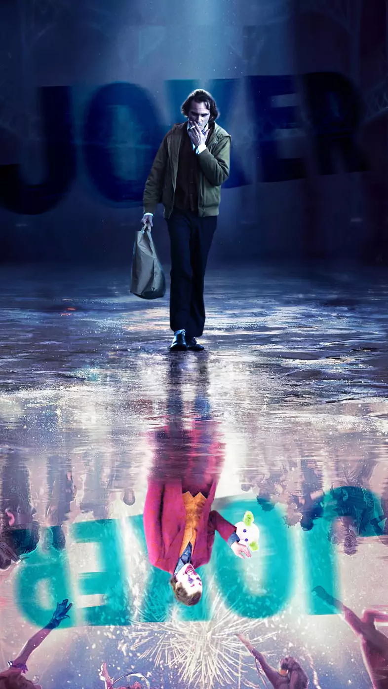 joker walking cigratte wallpaper