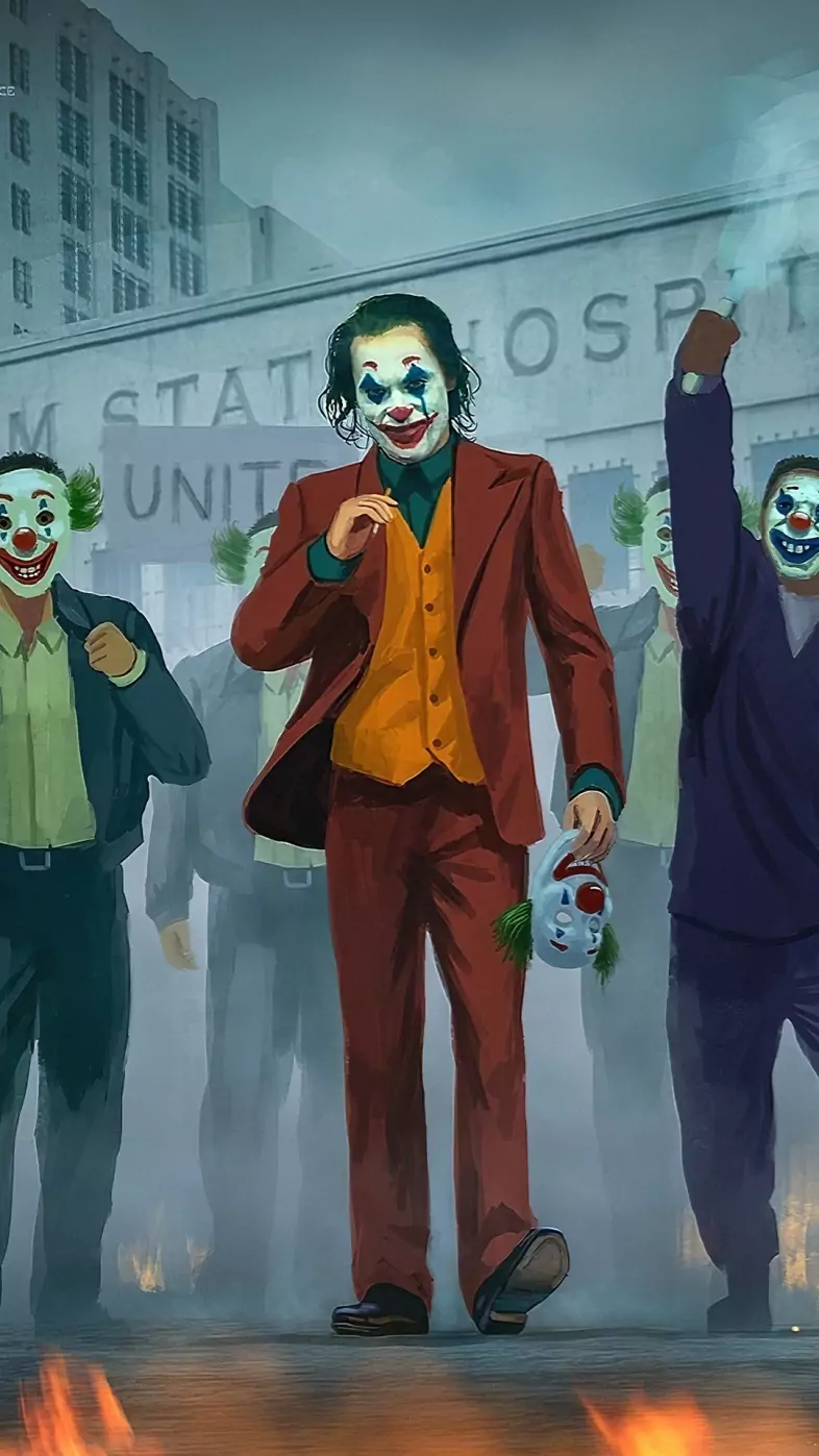 joker we are all clowns wallpaper