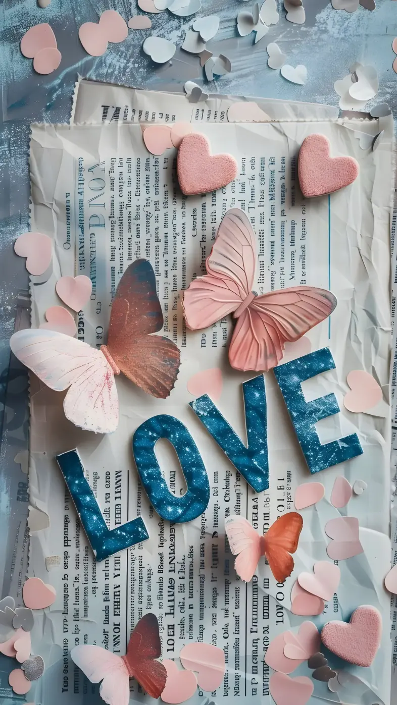 jornal love borboleta wallpaper