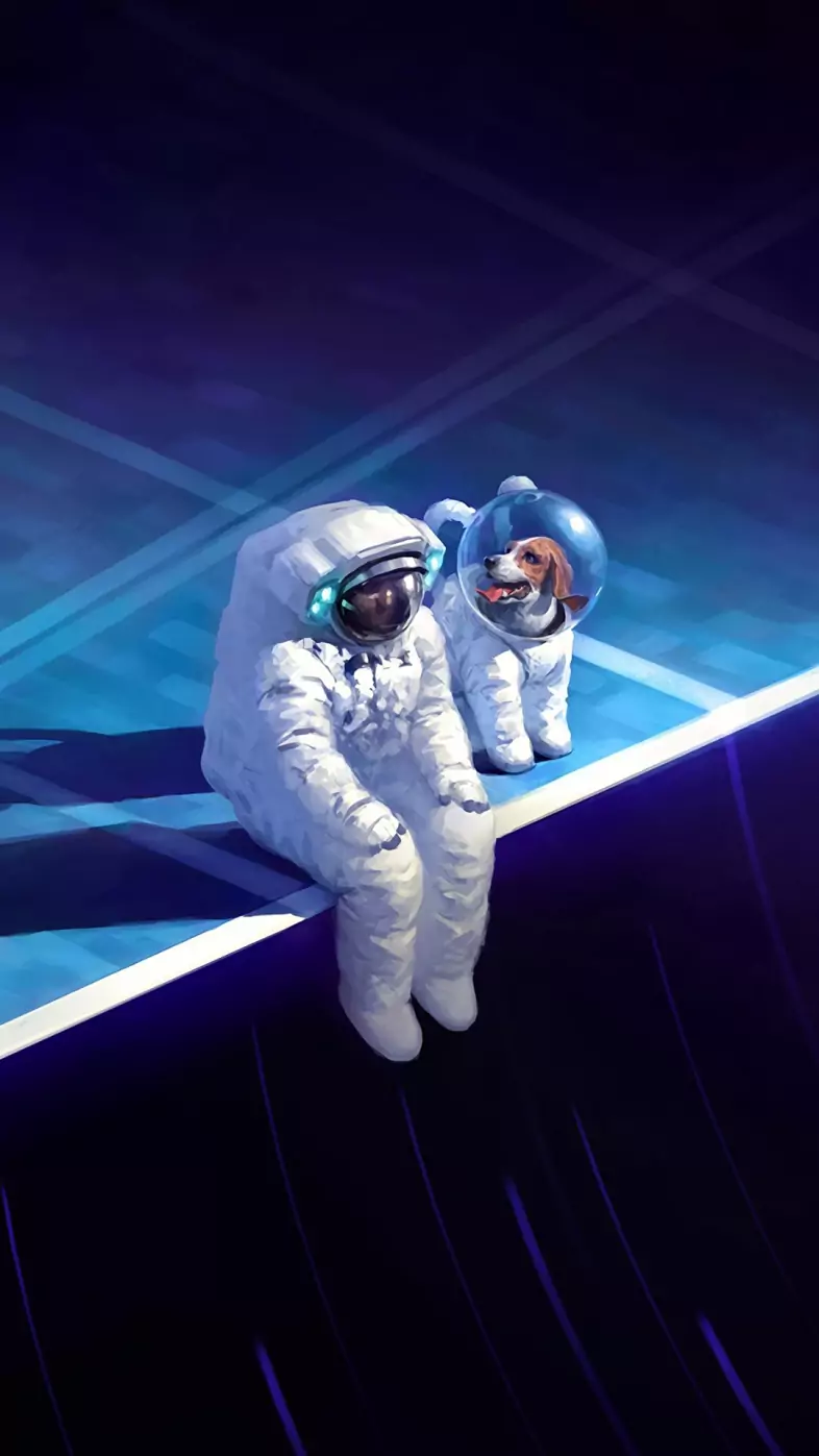 kosmonavt skafandr grust wallpaper