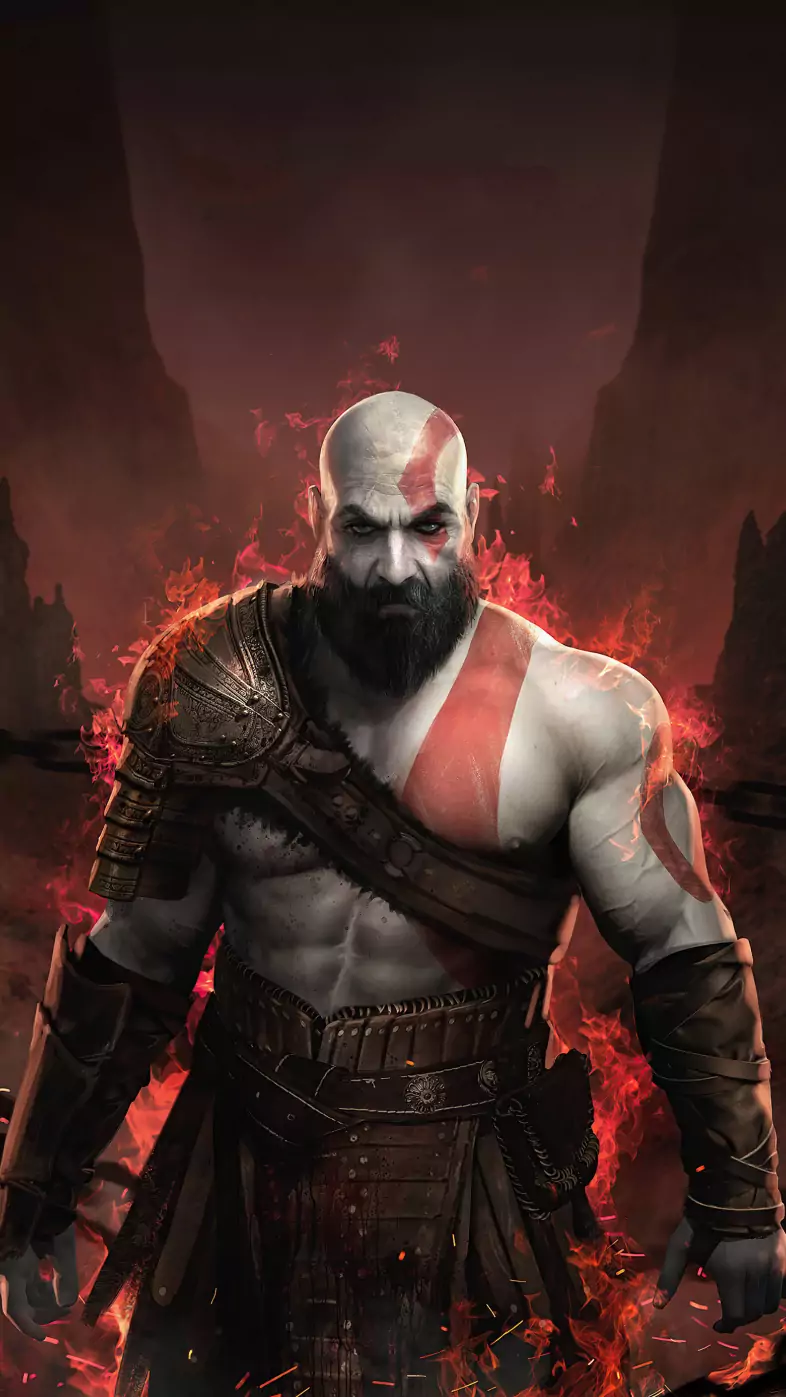 kratos god of war game wallpaper
