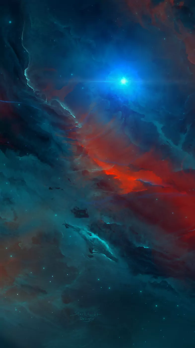 krauss nebula digital art wallpaper