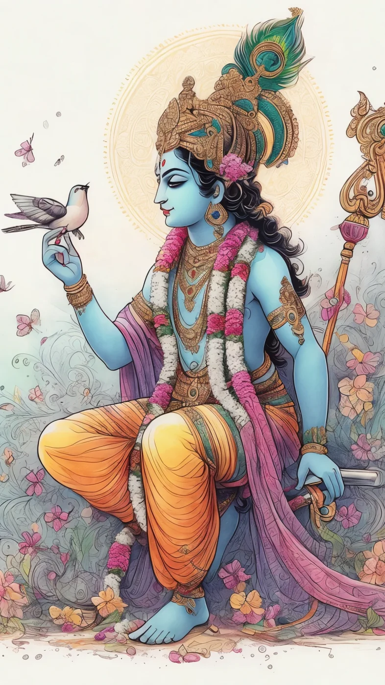krishna  wallpaper
