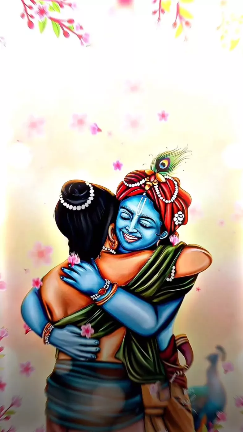 krishna friend wallpaper