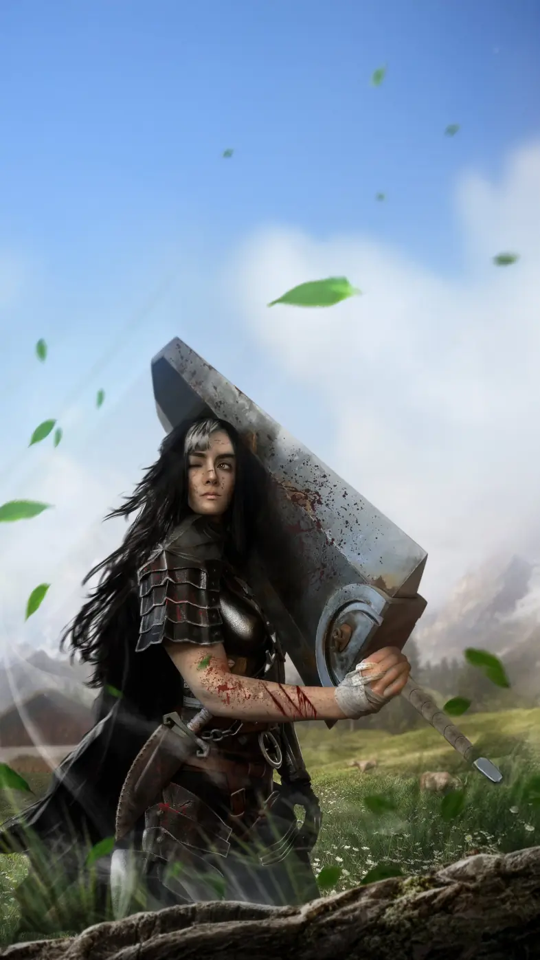 lady berserk game  wallpaper