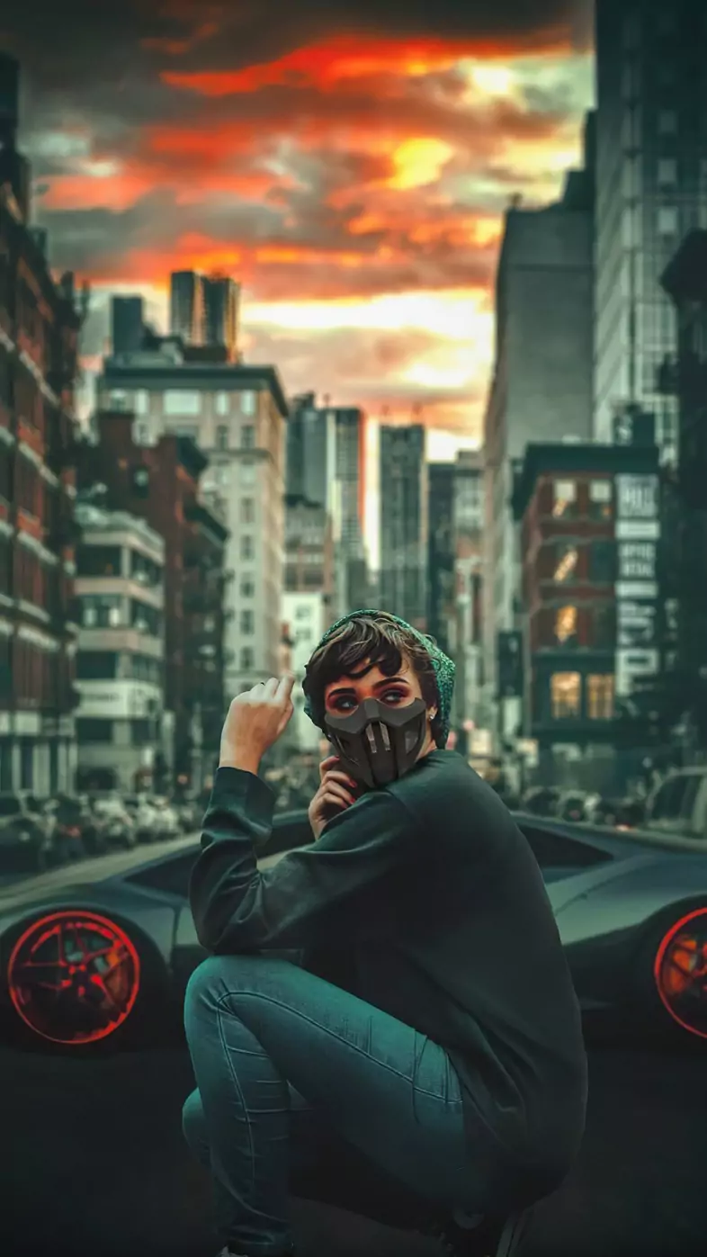 lambo girl wallpaper