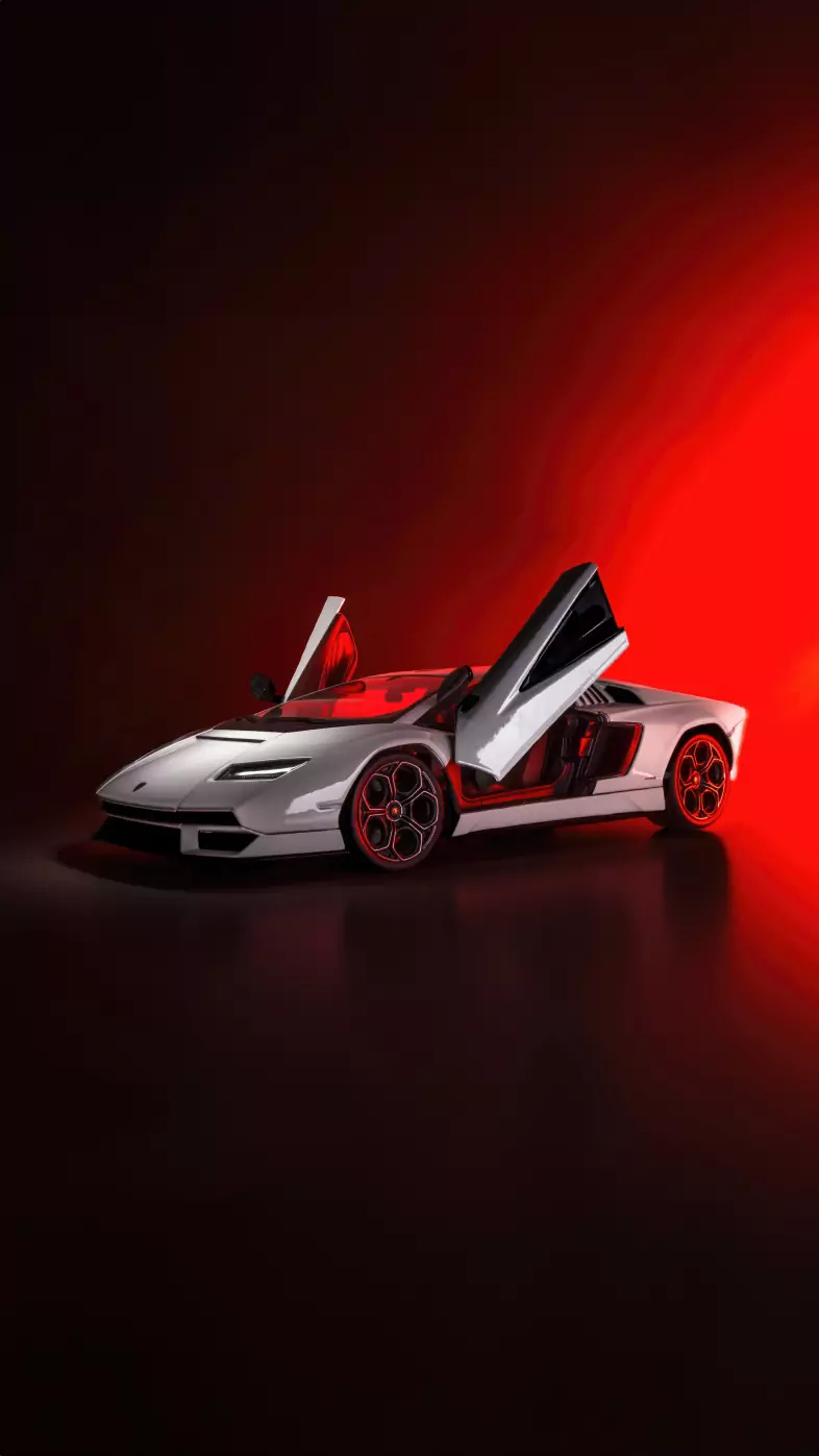 lamborghini countach windows up wallpaper