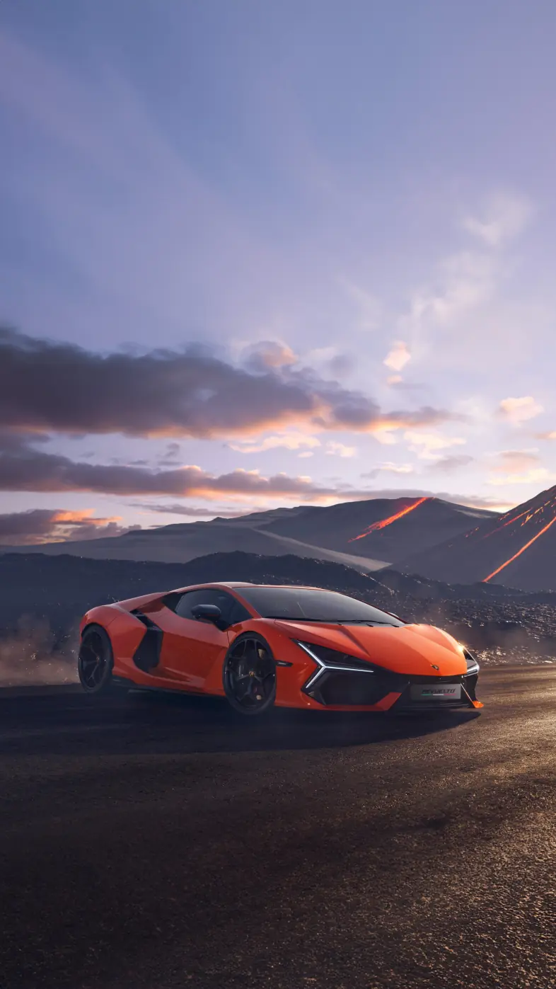 lamborghini revuelto car wallpaper
