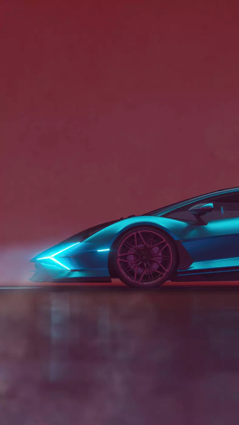 lamborghini sian render car wallpaper
