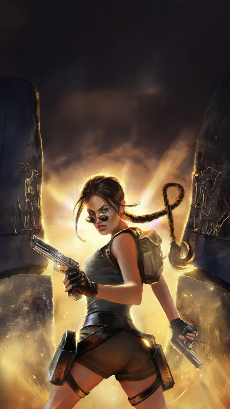 lara croft tomb raider game wallpaper