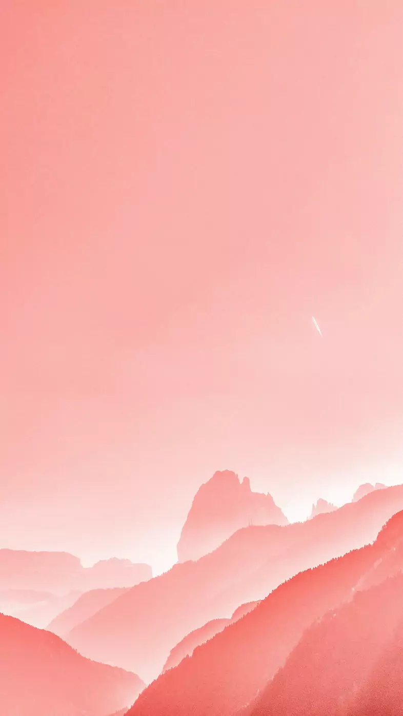 light pink mountain wallpaper
