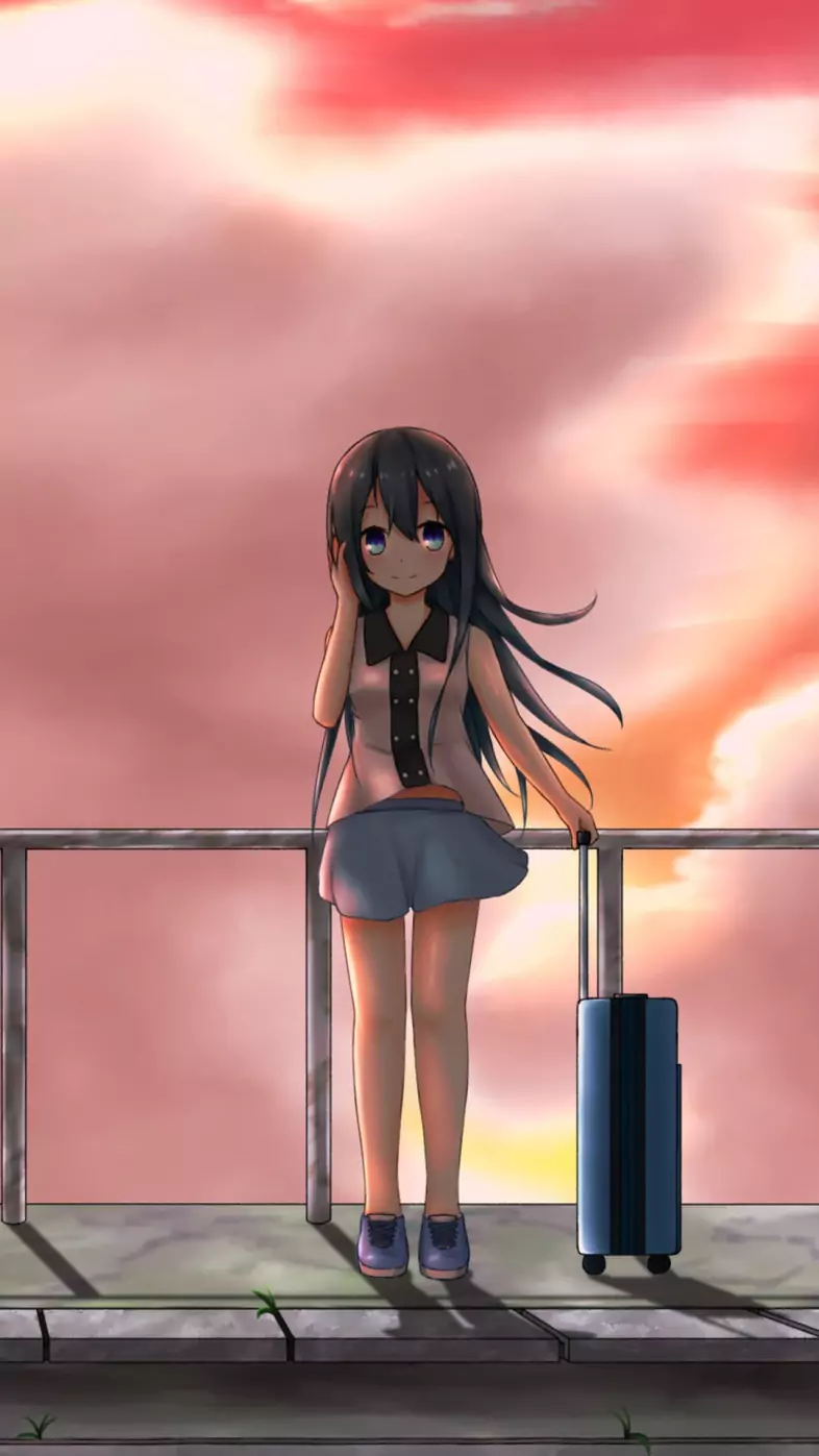 little anime girl wallpaper