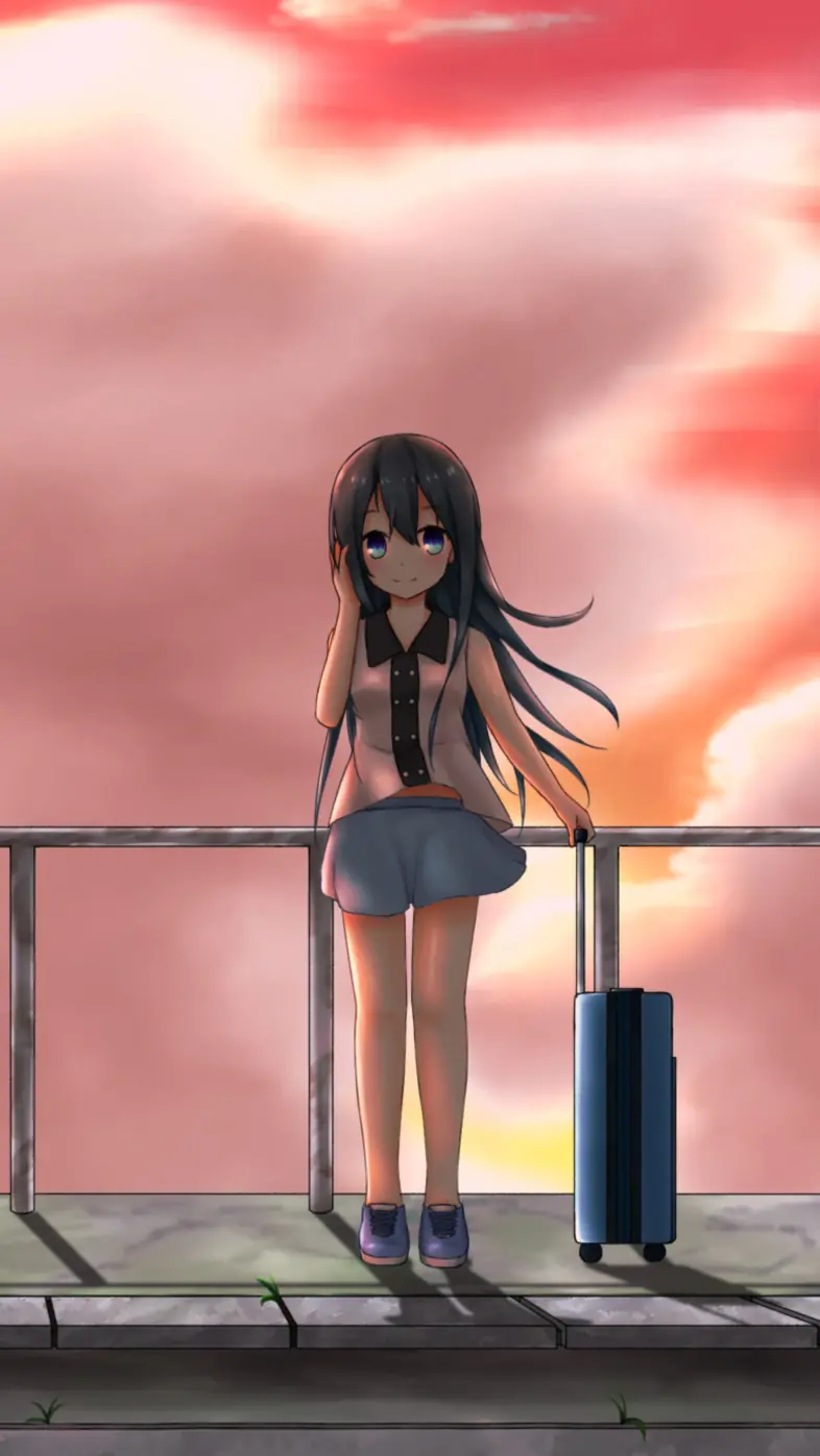 little anime girl wallpaper