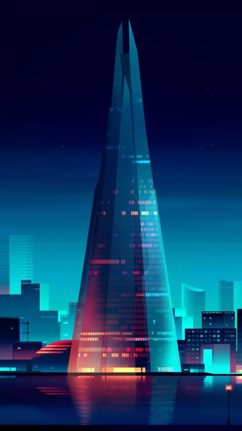 london city minimalist wallpaper