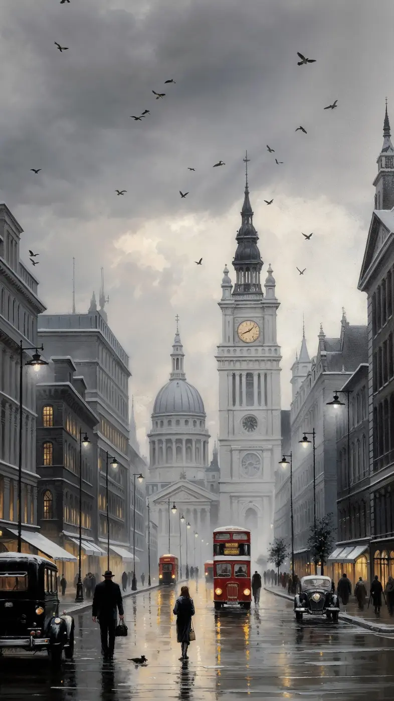 london city street  wallpaper