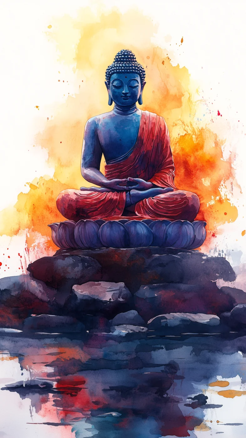 lord Buddha art wallpaper