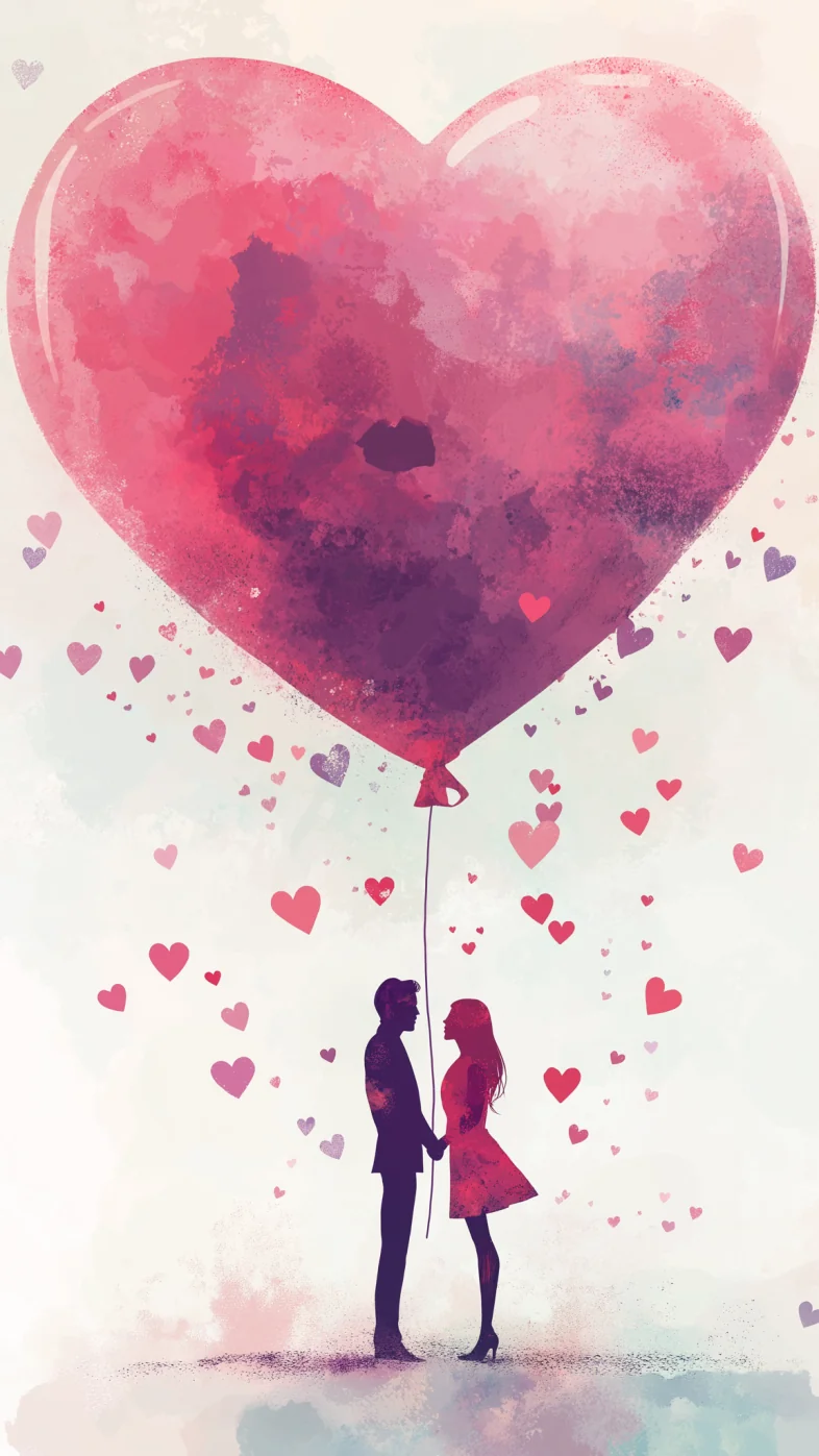 love couple art wallpaper